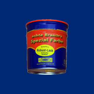 Peinture Branths Robust (séchage rapide) bidon 0,75 l bleu gentiane RAL 5010