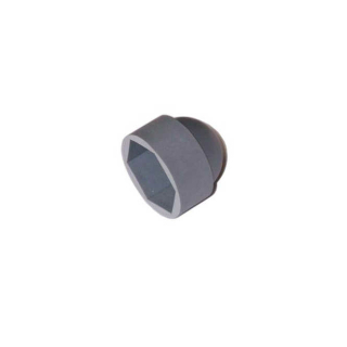 Capuchons de protection hexagonaux M10 / SW17, couleur: gris