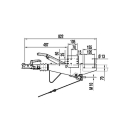 Dispositif de dépassement AL-KO type 161S 950-1600 kg, VKT 70 - carré