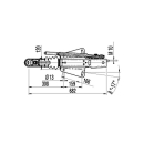 Dispositif de dépassement AL-KO 161S 950 kg-1600 kg sous linstallation 2361