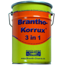 Brantho Korrux "3 en 1" 5 litres noir profond RAL 9005