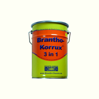 Brantho Korrux "3 en 1" 5 litres blanc pur RAL 9010