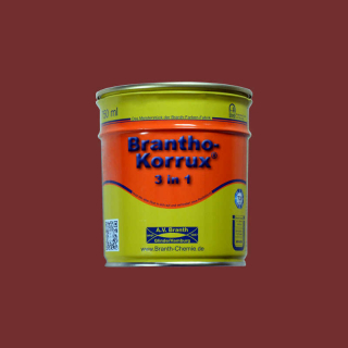 Brantho Korrux "3 en 1" boîte de 0,75 litre châssis rouge IC-105