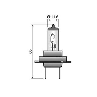 Ampoule Narva H7 12V 55W douille Px26d