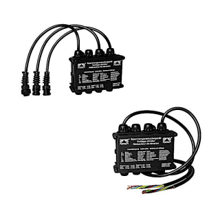 Dispositif de réduction de tension 24 V à 12 V.