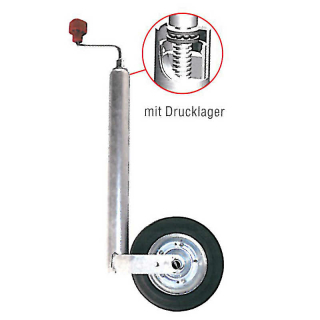 AL-KO roue de support roue en caoutchouc plein jante acier 200x50 150 kg