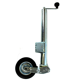 Roue de support Winterhoff 250 kg Jante en acier en caoutchouc plein entièrement automatique 200x60