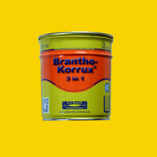 Brantho Korrux "3 en 1" 0,75 litre bidon jaune trafic RAL 1023