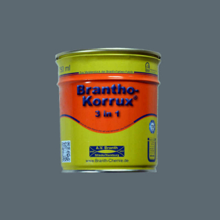 Brantho Korrux "3 en 1" bidon de 0,75 litre bleu-gris RAL 7031