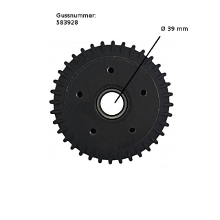 Tambour de frein adapté à Alko 200 x 50, raccord de roue : 112 x axe à 5 trous B 1600-3