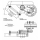 Amortisseur pneumatique noir essieu simple / essieu tandem 4000/7500 kg