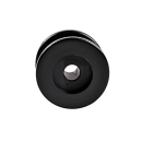 Bouton rond 6/8 mm corde plastique montable des deux côtés Ø 24mm