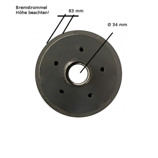 Knott 200 x 50, raccord de roue : 112 x 5 trous, support de roue. Type 20-2425 / 1