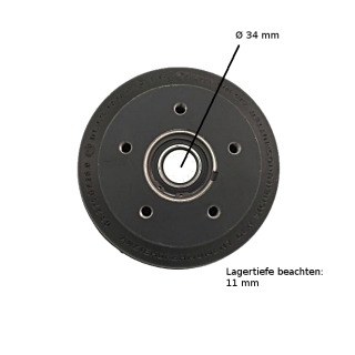 Tambour de frein BPW 200 x 50, connexion de roue 112 x 5 trous S 2005-7 RASK ECO