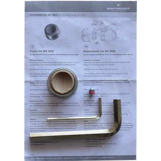 Jeu de garnitures de friction pour WINTERHOFF WS 3000 jusquà lannée de construction 07/2002