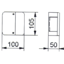 Radex Leuchte 3001/3002 links und rechts mit...