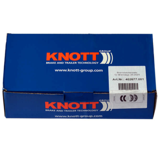 Patins de frein Knott 250 x 40 mm 25-2025 / 1