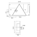 Multipoint I extrémité gauche, frein, clignotant KZL, connexion buse