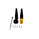 Bayonet connector yellow connection set 5-pin, socket...